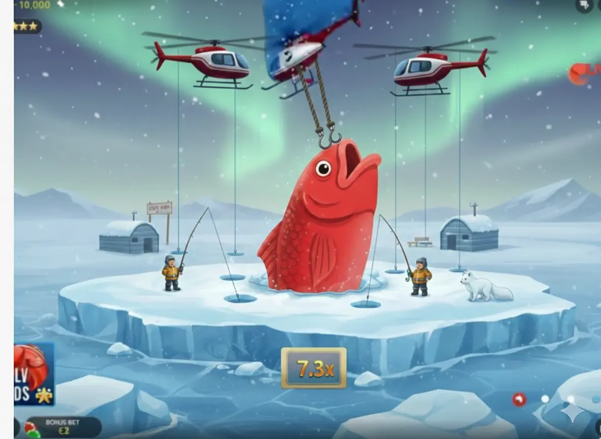 Ablauf und Spielprinzip von Ice Fishing Slot